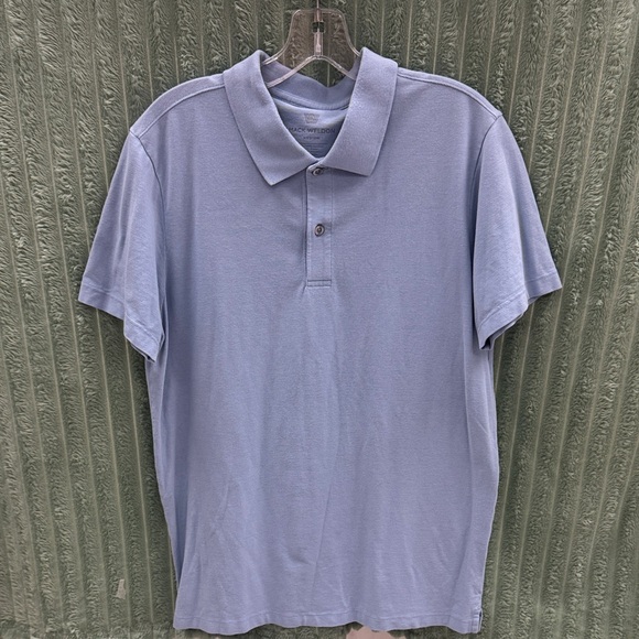 Mack Weldon Mens Polo, Light Blue, Size Medium - Picture 1 of 3